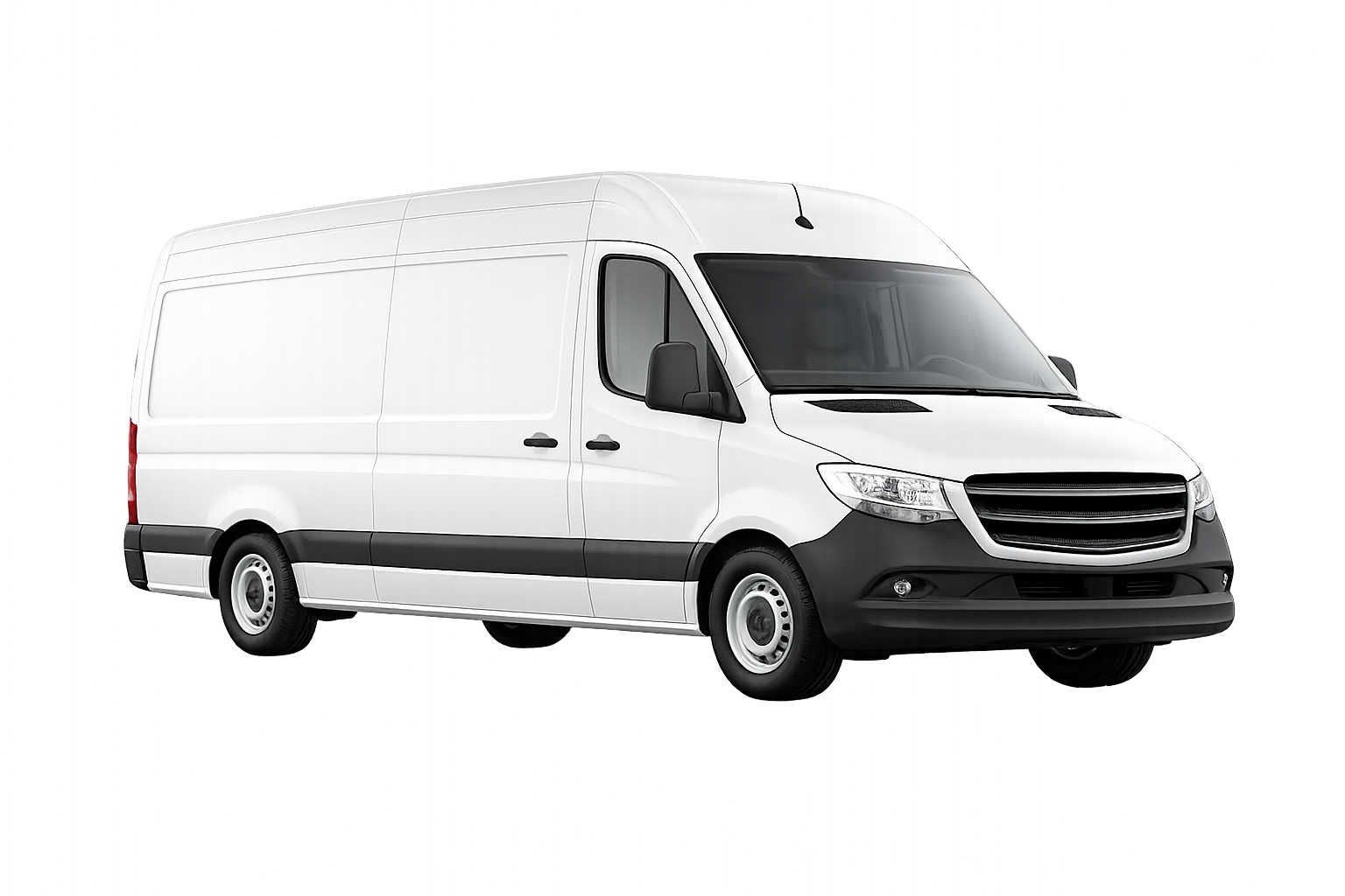 Extra Long Wheel Base van with Carpathian Courier logo
