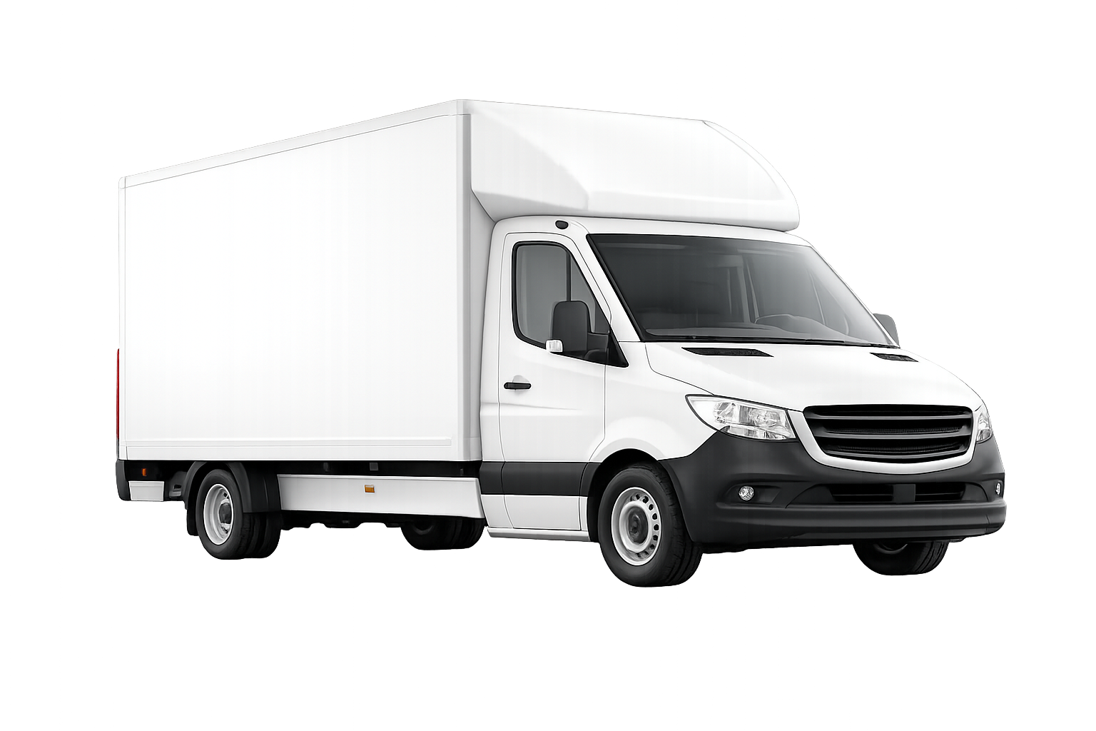 Luton Van body truck with Carpathian Courier branding