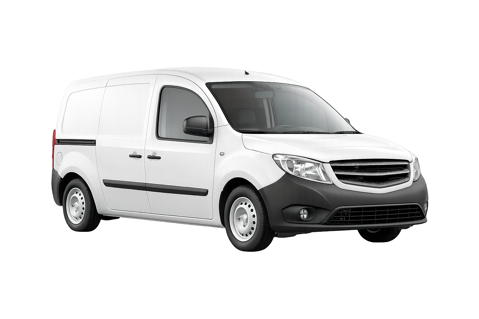 Small Van with Carpathian Courier side branding